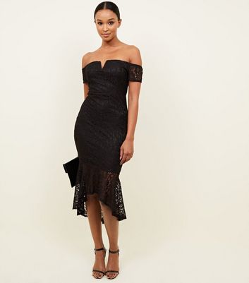 Midi Dress with Fishtail